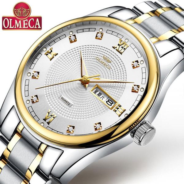wristwatches olmeca fashion mens watches steel calendar relogio masculino watch men gift casual dress male quartz date clock, Slivery;brown
wristwatches olmeca fashion mens watches steel calendar relogio masculino watch men gift casual dress male quartz date clock, Slivery;brown