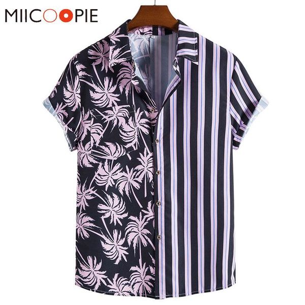men's casual shirts vintage shirt men clothing short sleeve striped patchwork camisa hawaiana hombre 2021 summer mens floral loose blus, White;black
men's casual shirts vintage shirt men clothing short sleeve striped patchwork camisa hawaiana hombre 2021 summer mens floral loose blus, White;black