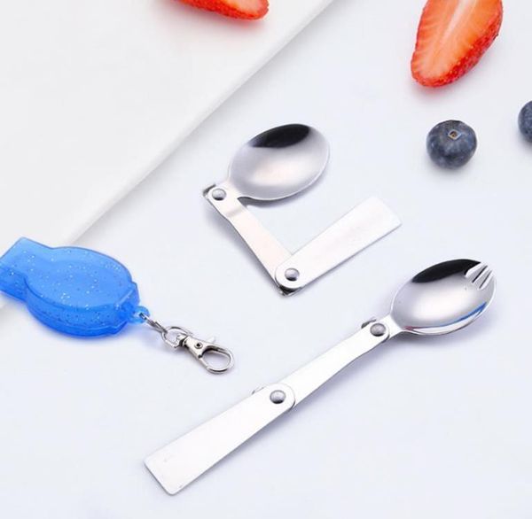 spoons 304 stainless steel foldable spoon keychain protable camping travel tableware folding fork wholesale
spoons 304 stainless steel foldable spoon keychain protable camping travel tableware folding fork wholesale