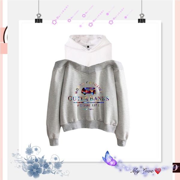 women's hoodies & sweatshirts outer banks print women off shoulder sweatshirt y2k girl pullover harajuku streetwear autumn winter cloth, Black
women's hoodies & sweatshirts outer banks print women off shoulder sweatshirt y2k girl pullover harajuku streetwear autumn winter cloth, Black