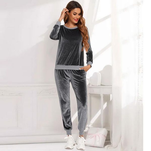 women's polos fashion autumn winter velvet solid color leisure tracksuit outfits zipper sweatshirt pants sports suits clothingt, White
women's polos fashion autumn winter velvet solid color leisure tracksuit outfits zipper sweatshirt pants sports suits clothingt, White