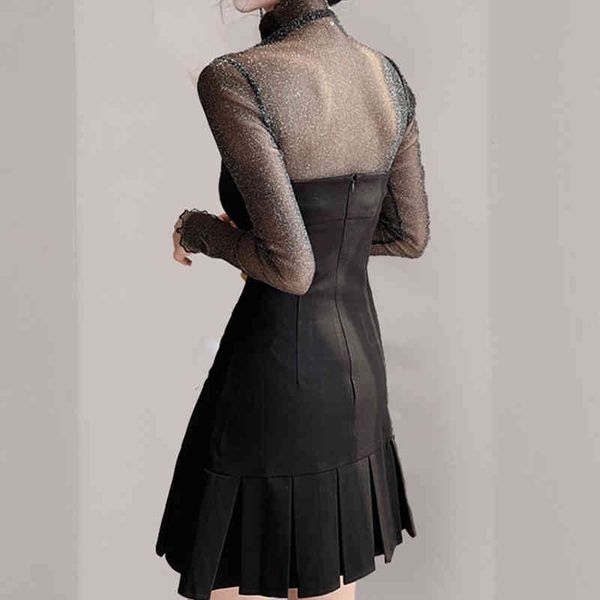 dresses elegant 2 pieces occupation pleated women slim mesh shirt and high waist es wear to work vestidos korean, Black;gray
dresses elegant 2 pieces occupation pleated women slim mesh shirt and high waist es wear to work vestidos korean, Black;gray
