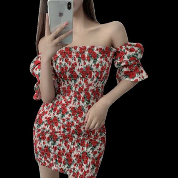 korean fashion dress 2021 women vintage square collar puff sleeve floral print slim pleated mini female chic vestidos casual dresses, Black;gray
korean fashion dress 2021 women vintage square collar puff sleeve floral print slim pleated mini female chic vestidos casual dresses, Black;gray