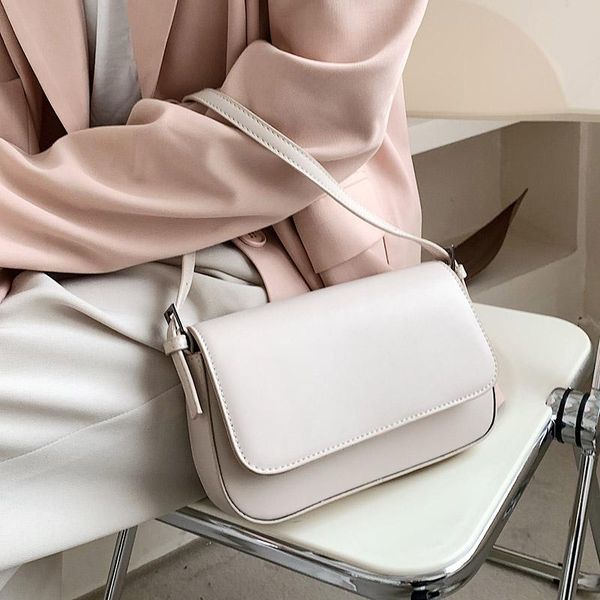 shoulder bags minimalist pu leather small women's bag solid color flap crossbody for woman fashion baguette handbags
shoulder bags minimalist pu leather small women's bag solid color flap crossbody for woman fashion baguette handbags
