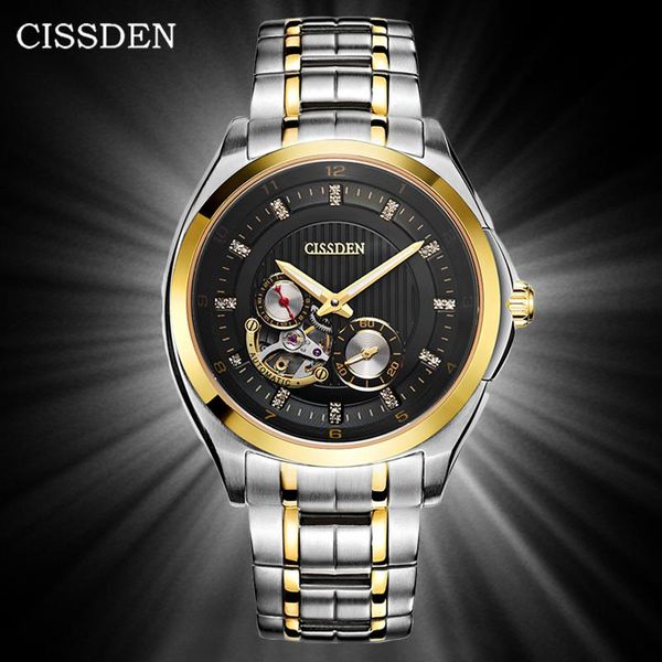 wristwatches cissden men watches tourbillon fashion automatic stainless steel wateproof 100m business watch luxury mechanical, Slivery;brown
wristwatches cissden men watches tourbillon fashion automatic stainless steel wateproof 100m business watch luxury mechanical, Slivery;brown