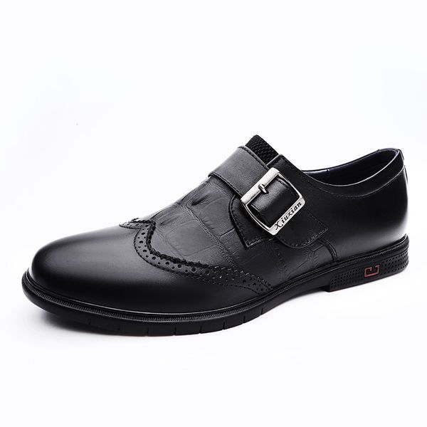dress shoes business men oxfords metal buckle office wedding 's leather large size 37-45 's casual hub2, Black
dress shoes business men oxfords metal buckle office wedding 's leather large size 37-45 's casual hub2, Black