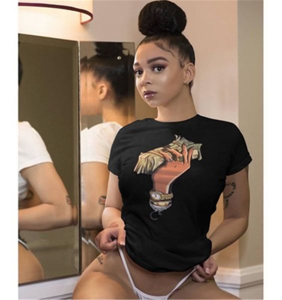 Womens Summer Tshirts Dollar Printed Fashion Trend Street Short Sleeve Tees Tops Designer Female Solid Color T Shirts Casual Clothing, T7348-
Womens Summer Tshirts Dollar Printed Fashion Trend Street Short Sleeve Tees Tops Designer Female Solid Color T Shirts Casual Clothing, T7348-