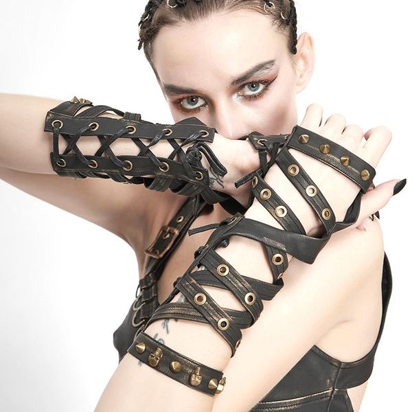 five fingers gloves european and american ladies punk gloves, retro belt, cuffs, arm protection, is the stage performance props cosplay long, Blue;gray
five fingers gloves european and american ladies punk gloves, retro belt, cuffs, arm protection, is the stage performance props cosplay long, Blue;gray