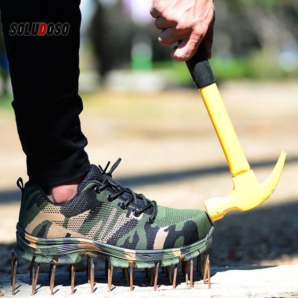 boots construction indestructible shoes men steel toe cap work safety boot camouflage military, Black
boots construction indestructible shoes men steel toe cap work safety boot camouflage military, Black