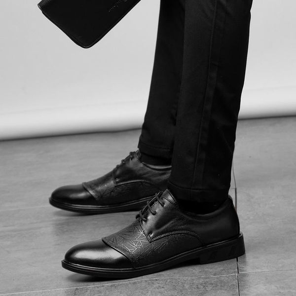 dress shoes men's fashion elegant formal men lace up office oxford for outdoor classic business wedding, Black
dress shoes men's fashion elegant formal men lace up office oxford for outdoor classic business wedding, Black