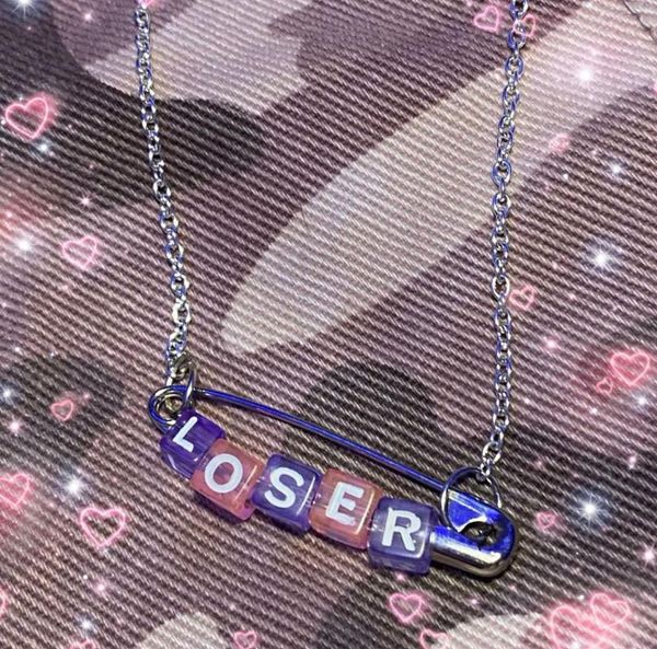 funny loser letter pins cube transparent pendant necklace for women girl friends cool unique punk geometric choker 2021 chokers, Golden;silver
funny loser letter pins cube transparent pendant necklace for women girl friends cool unique punk geometric choker 2021 chokers, Golden;silver