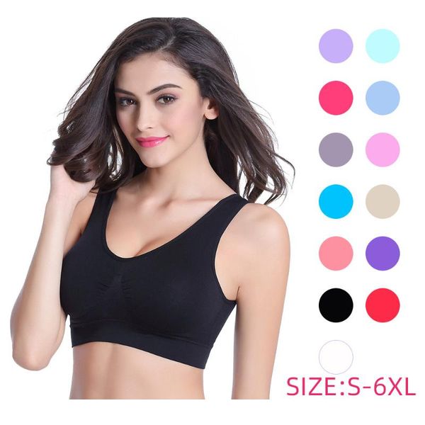 bras seamless bra for women no pad plus pize push up bralette brassiere vest wireless active, Red;black 
bras seamless bra for women no pad plus pize push up bralette brassiere vest wireless active, Red;black