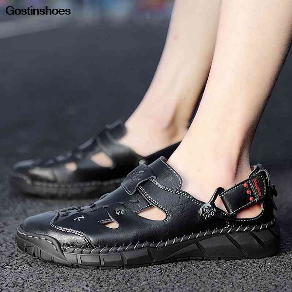sandals men leather genuine chaussure homme sport casual closed toe fashion mens sandles ld0c, Black
sandals men leather genuine chaussure homme sport casual closed toe fashion mens sandles ld0c, Black