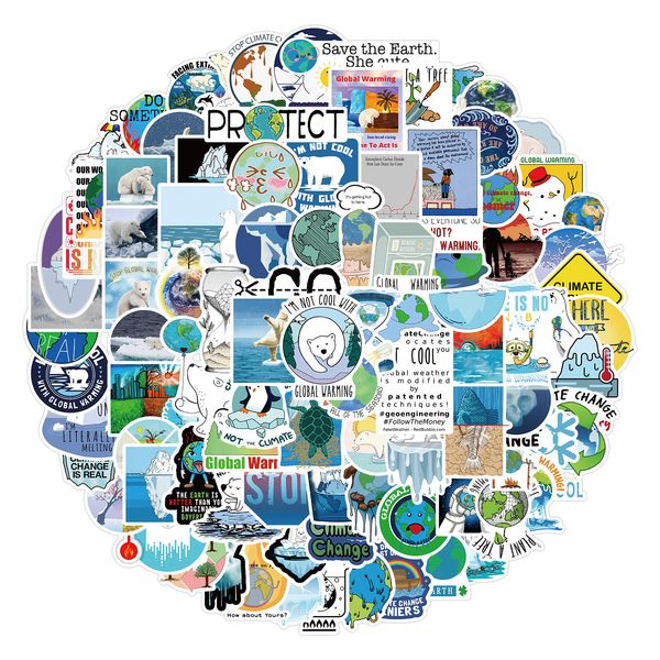 100pcs global climate change protect environment sticker skateboard lapphone graffiti stickers decal
100pcs global climate change protect environment sticker skateboard lapphone graffiti stickers decal