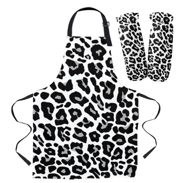 aprons black and white leopard skin texture apron kitchen baking accessories for women cooking
aprons black and white leopard skin texture apron kitchen baking accessories for women cooking