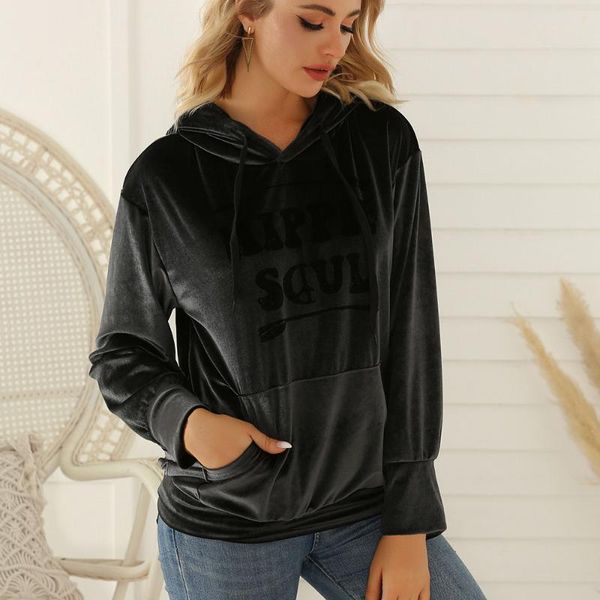 women's hoodies & sweatshirts autumn hoodie casual fashion commuter trend style letter printing slim design plus velvet long-sleeved to, Black
women's hoodies & sweatshirts autumn hoodie casual fashion commuter trend style letter printing slim design plus velvet long-sleeved to, Black