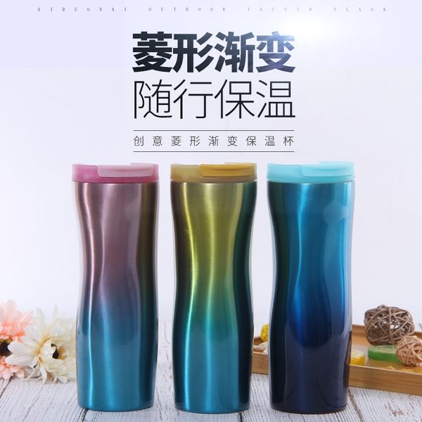 stainless steel car creative diamond portable gift water outdoor vacuum gradient thermos cup
stainless steel car creative diamond portable gift water outdoor vacuum gradient thermos cup