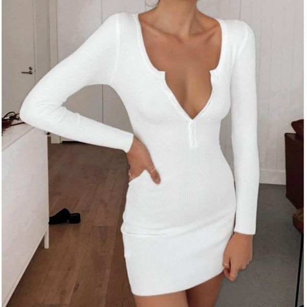 women spring autumn long sleeve v-neck bodycon dress 2021 fashion ladies casual street homewear culb dresses, Black;gray
women spring autumn long sleeve v-neck bodycon dress 2021 fashion ladies casual street homewear culb dresses, Black;gray