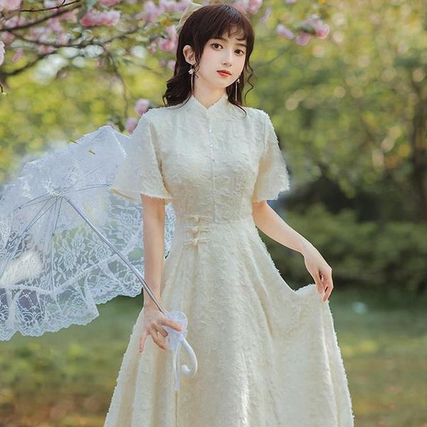 ethnic clothing cheongsam lolita summer fashion chinese style vintage solid color slim gentle long princess dresses elegant fairy qipao, Red
ethnic clothing cheongsam lolita summer fashion chinese style vintage solid color slim gentle long princess dresses elegant fairy qipao, Red