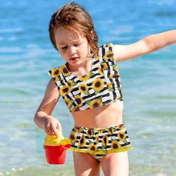 one-pieces toddler girls swimsuits ruffle sunflower two-pieces bathing quick dry swimwear beachwear summer baby clothes, Black
one-pieces toddler girls swimsuits ruffle sunflower two-pieces bathing quick dry swimwear beachwear summer baby clothes, Black