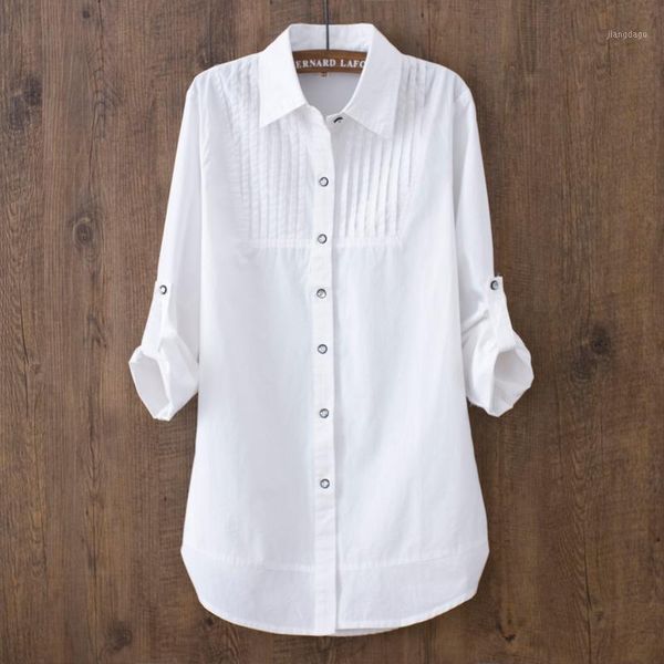 women's blouses & shirts 100% cotton 20211 spring summer women white blouse long-sleeved slim casual work office lady button
women's blouses & shirts 100% cotton 20211 spring summer women white blouse long-sleeved slim casual work office lady button