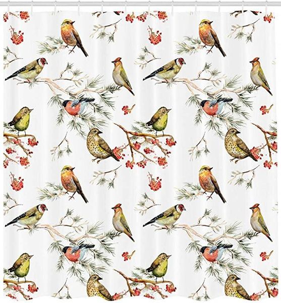 shower curtains animal curtain colorful forest birds print for bathroom accessories creative has 12 hooks 180x180cm
shower curtains animal curtain colorful forest birds print for bathroom accessories creative has 12 hooks 180x180cm