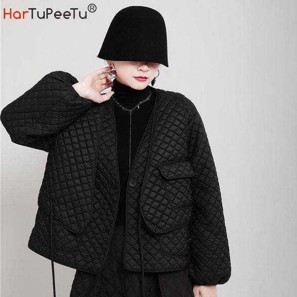 women's jackets 2in1 fall winter women black argyle jacket with detachable lace-up v neck coat cotton padded spring korean style stree, Black;brown
women's jackets 2in1 fall winter women black argyle jacket with detachable lace-up v neck coat cotton padded spring korean style stree, Black;brown