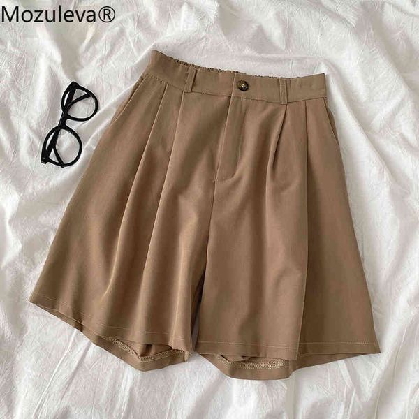 chic casual spring summer wide leg shorts for women high waist button pockets loose female plus size 210427, White;black
chic casual spring summer wide leg shorts for women high waist button pockets loose female plus size 210427, White;black
