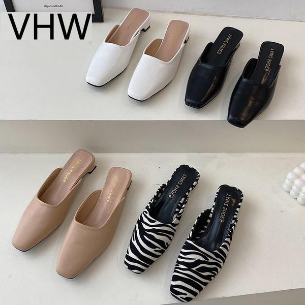women mules shoes 2021 spring summer fashion solid sandals zebra pattern pointed toe mid heels leather slippers, Black
women mules shoes 2021 spring summer fashion solid sandals zebra pattern pointed toe mid heels leather slippers, Black