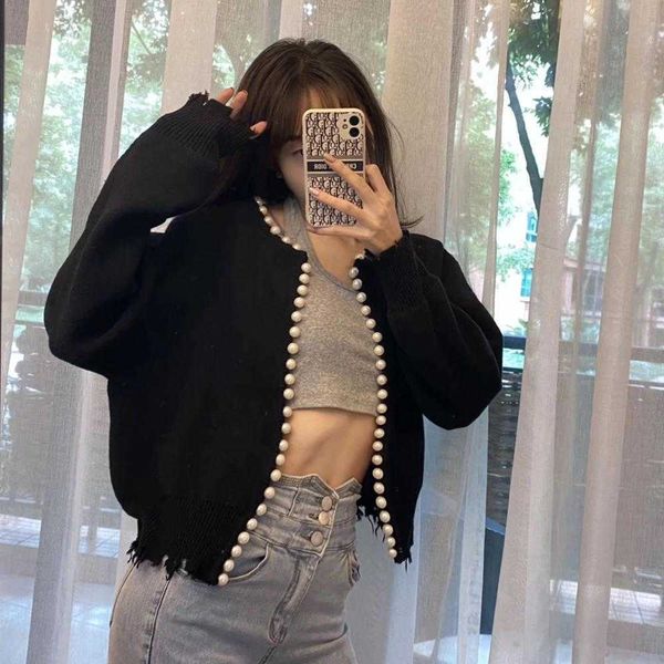 women's knits & tees vintage oversized round collar beading pearl cardigan retro long sleeve knitting sweater loose jumper co 1e8q, White
women's knits & tees vintage oversized round collar beading pearl cardigan retro long sleeve knitting sweater loose jumper co 1e8q, White