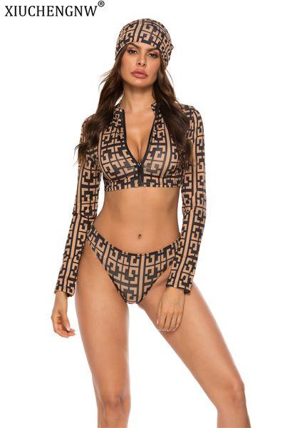 separate bikini bathing swim suit push up 3 sets women traje de bao handsome scarf long sleeve beachwear quickly delivered, White;black
separate bikini bathing swim suit push up 3 sets women traje de bao handsome scarf long sleeve beachwear quickly delivered, White;black