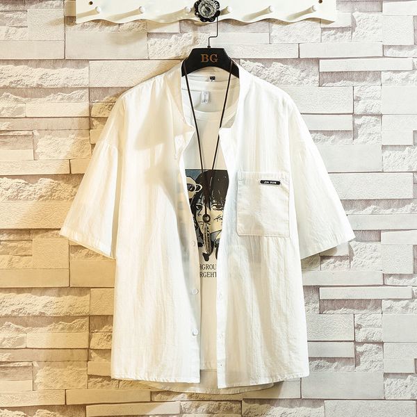 men's casual shirts brand 2021 summer black white shirt fashion short sleeve loose plus oversize -4xl 5xl hawaiian o5um, White;black
men's casual shirts brand 2021 summer black white shirt fashion short sleeve loose plus oversize -4xl 5xl hawaiian o5um, White;black