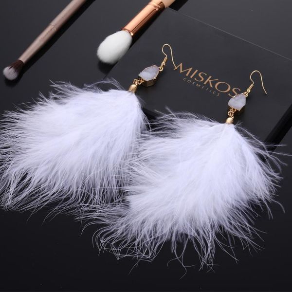 dangle & chandelier fashion korean trendy drop earrings for woman girls exaggerated feather plush luxury temperament, Silver
dangle & chandelier fashion korean trendy drop earrings for woman girls exaggerated feather plush luxury temperament, Silver