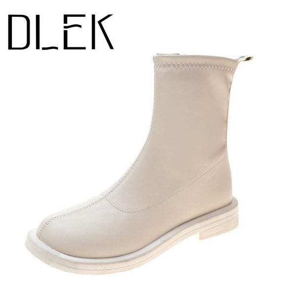 boots dlek white women zipper black fashion low heel soft leather comfortable ankle short ladies shoes 
boots dlek white women zipper black fashion low heel soft leather comfortable ankle short ladies shoes