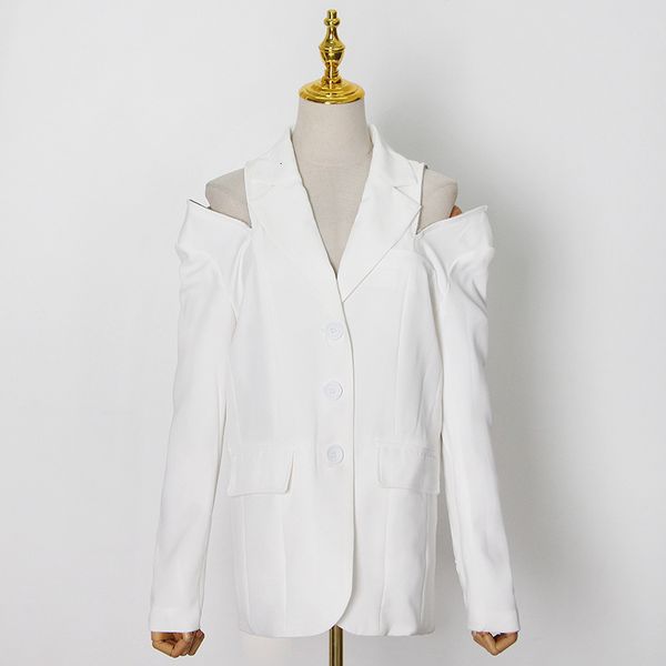 Autumn white shoulders can be lazy strapless design casual loose silhouette solid color woman jacket, Black;brown
Autumn white shoulders can be lazy strapless design casual loose silhouette solid color woman jacket, Black;brown