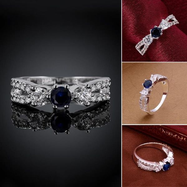 wedding rings silver color fashion jewelry pendant round blue zircon crystal ring, Slivery;golden
wedding rings silver color fashion jewelry pendant round blue zircon crystal ring, Slivery;golden