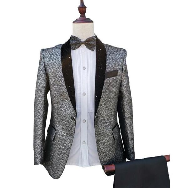 men's suits & blazers suit wholesale jacket singers male clothes 2021 fashion host slim stage costume silver show dress terno masculino, White;black
men's suits & blazers suit wholesale jacket singers male clothes 2021 fashion host slim stage costume silver show dress terno masculino, White;black
