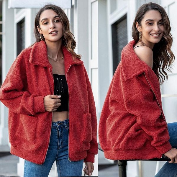 kili women's furry thicken warm solid color cardigan long sleeve jacket jackets, Black;brown
kili women's furry thicken warm solid color cardigan long sleeve jacket jackets, Black;brown