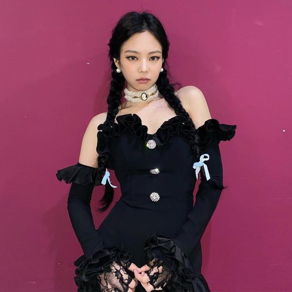 women's jumpsuits & rompers early autumn one-line collar flounced strap jumpsuit button decorative long-sleeved for women, Black;white
women's jumpsuits & rompers early autumn one-line collar flounced strap jumpsuit button decorative long-sleeved for women, Black;white