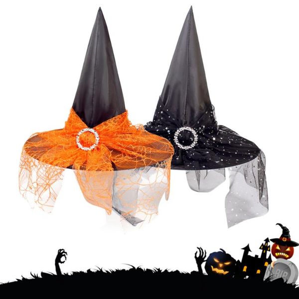 party hats 2pcs witch gauze funny cap festive props cosplay costume accessories (orange + black)
party hats 2pcs witch gauze funny cap festive props cosplay costume accessories (orange + black)