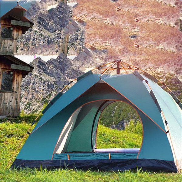 automatic windproof waterproof double layer tent 3-4 person tents ultralight outdoor hiking camping picnic and shelters
automatic windproof waterproof double layer tent 3-4 person tents ultralight outdoor hiking camping picnic and shelters