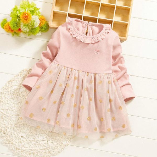 girl's dresses autumn baby dress long sleeve infant toddler girls party polka dot fashion clothing, Red;yellow
girl's dresses autumn baby dress long sleeve infant toddler girls party polka dot fashion clothing, Red;yellow