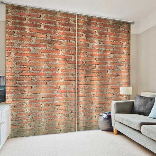 beautiful po fashion customized 3d curtains brown brick curtain stereoscopic lifelike & drapes
beautiful po fashion customized 3d curtains brown brick curtain stereoscopic lifelike & drapes