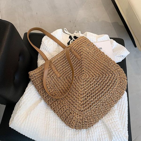 evening bags women straw rattan weave shoulder underarm bag ladies summer vacation beach large capacity tote handbag bohemain pouch
evening bags women straw rattan weave shoulder underarm bag ladies summer vacation beach large capacity tote handbag bohemain pouch