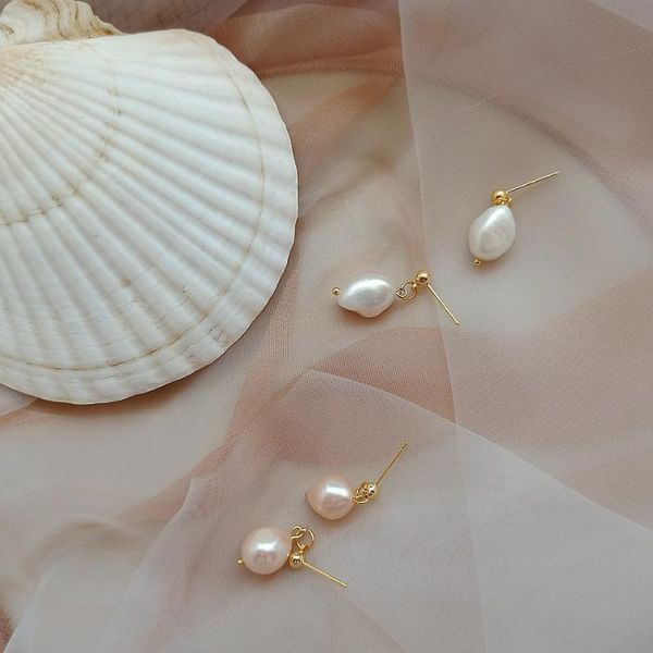 stud trendy water drop 14k gold filled baroque natural freshwater pearl female earrings jewelry women year gift, Golden;silver
stud trendy water drop 14k gold filled baroque natural freshwater pearl female earrings jewelry women year gift, Golden;silver
