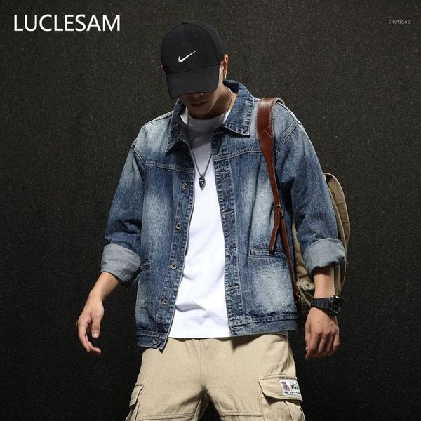 men's jackets mens ripped denim jacket casual vintage frayed loose male coat classic fashion streetwear cargo for men jaqueta masculina, Black;brown
men's jackets mens ripped denim jacket casual vintage frayed loose male coat classic fashion streetwear cargo for men jaqueta masculina, Black;brown