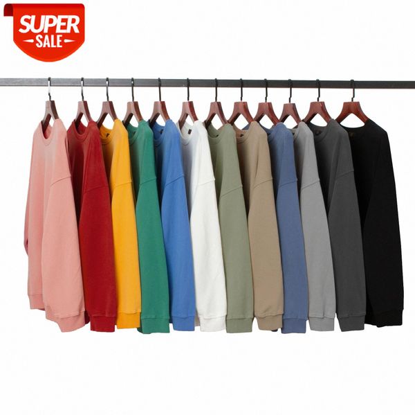 street flow basic all-match oversize casual wash terry solid color sweater #up4o, Black
street flow basic all-match oversize casual wash terry solid color sweater #up4o, Black
