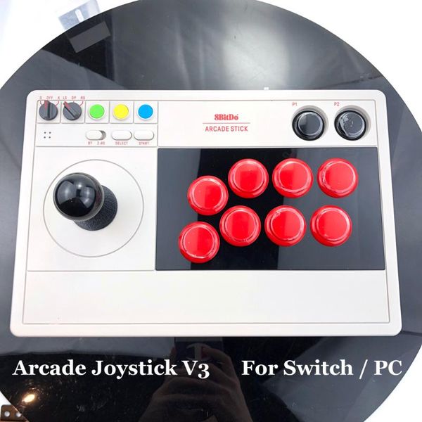 game controllers & joysticks 8bitdo arcade stick v3 wireless wired bluetooth joystick with 2.4g receiver for window switch mapping create ma
game controllers & joysticks 8bitdo arcade stick v3 wireless wired bluetooth joystick with 2.4g receiver for window switch mapping create ma