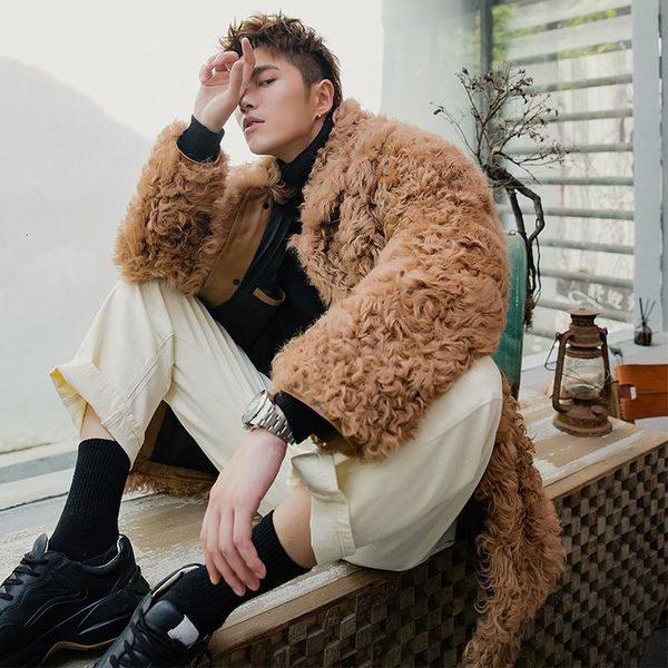 men's leather & faux ayunsue winter real fur coat men sheep shearling jacket naturla wool coats and jackets cuero genuino 19323 kj3324, Black
men's leather & faux ayunsue winter real fur coat men sheep shearling jacket naturla wool coats and jackets cuero genuino 19323 kj3324, Black