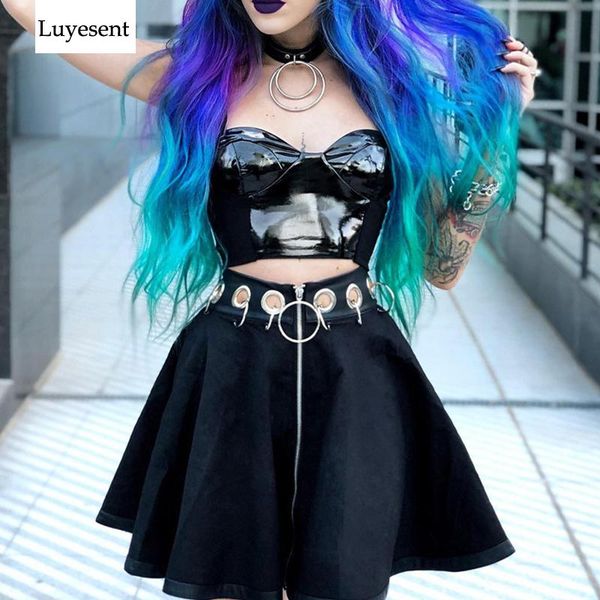 skirts black cool punk women pu patchwork 2021 lolita lady high waist eyelet iron ring gothic hipster zipper goth pleated skirt
skirts black cool punk women pu patchwork 2021 lolita lady high waist eyelet iron ring gothic hipster zipper goth pleated skirt